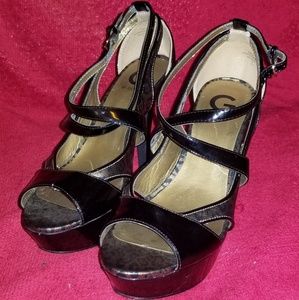G by Guess strappy heels